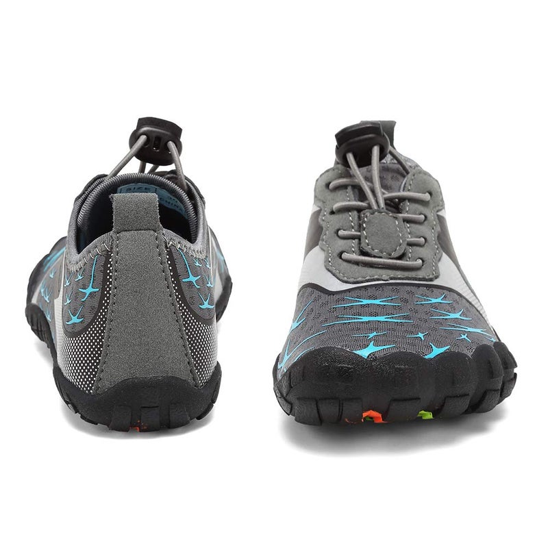 CIOR Boys & Girls Water Shoes Sports Aqua Athletic Sneakers Lightweight Sport Shoes(Toddler/Little Kid/Big Kid) U1ELJSX013-Y.Grey-31 - Image 3